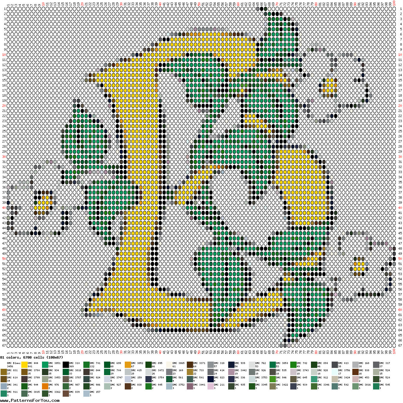 pattern Plants Flowers Letters & numbers Flowers
