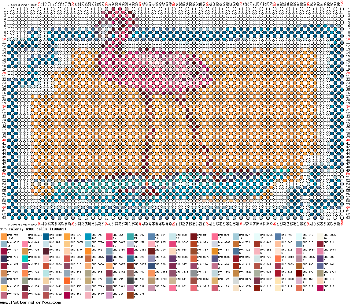 pattern Animals Flamingo