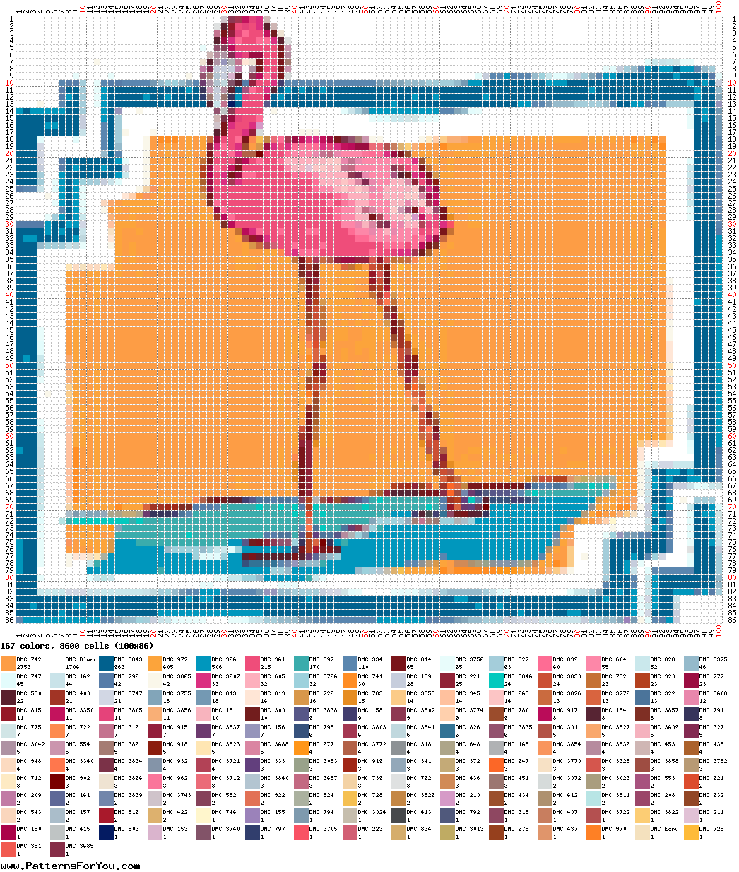pattern Animals Flamingo