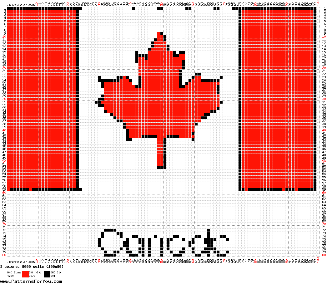 pattern Countries Canada Flags