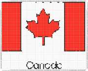 pattern Countries Canada Flags