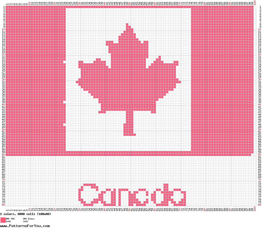 pattern Countries Canada Flags