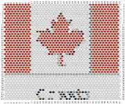 pattern Countries Canada Flags