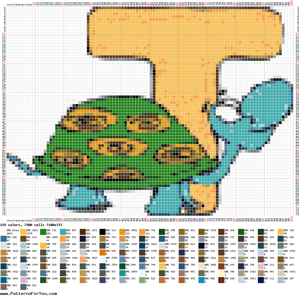 pattern Letters & numbers Animals