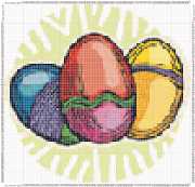 pattern Religion Easter Foods Eggs