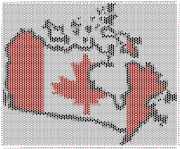 pattern Countries Canada Flags