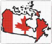 pattern Countries Canada Flags