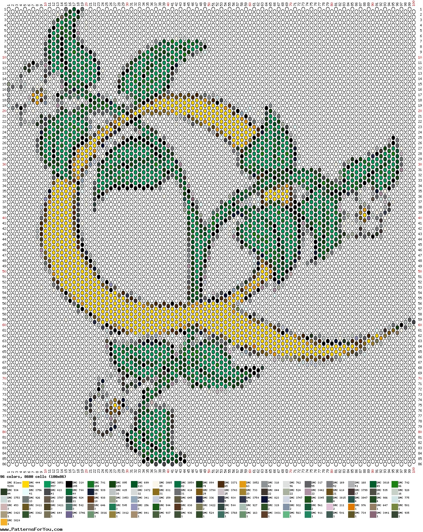 pattern Plants Flowers Letters & numbers Flowers