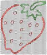 pattern Plants Strawberries