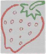 pattern Plants Strawberries