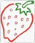 pattern Plants Strawberries