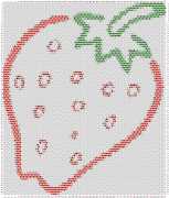 pattern Plants Strawberries