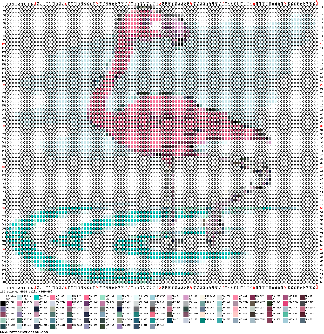 pattern Animals Flamingo