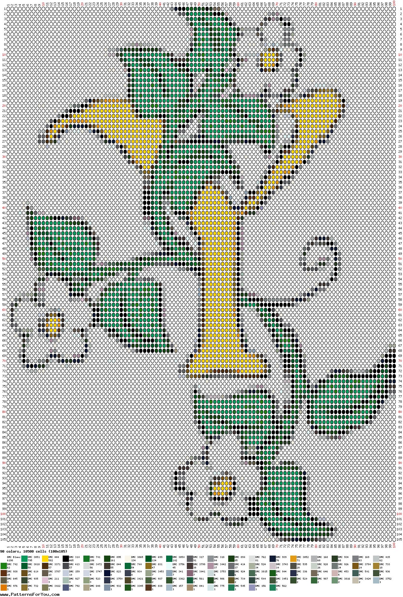 pattern Plants Flowers Letters & numbers Flowers