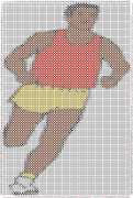 pattern People Men Sports Running