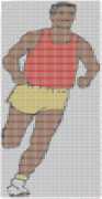 pattern People Men Sports Running