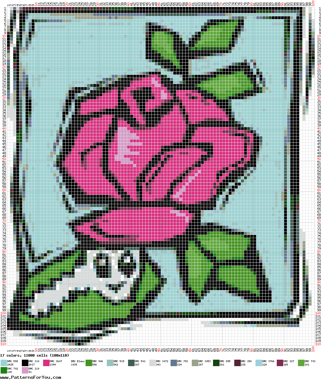 pattern Plants Roses