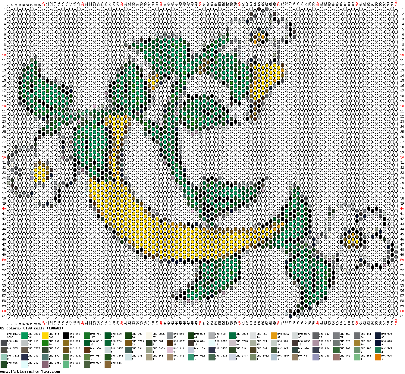 pattern Plants Flowers Letters & numbers Flowers