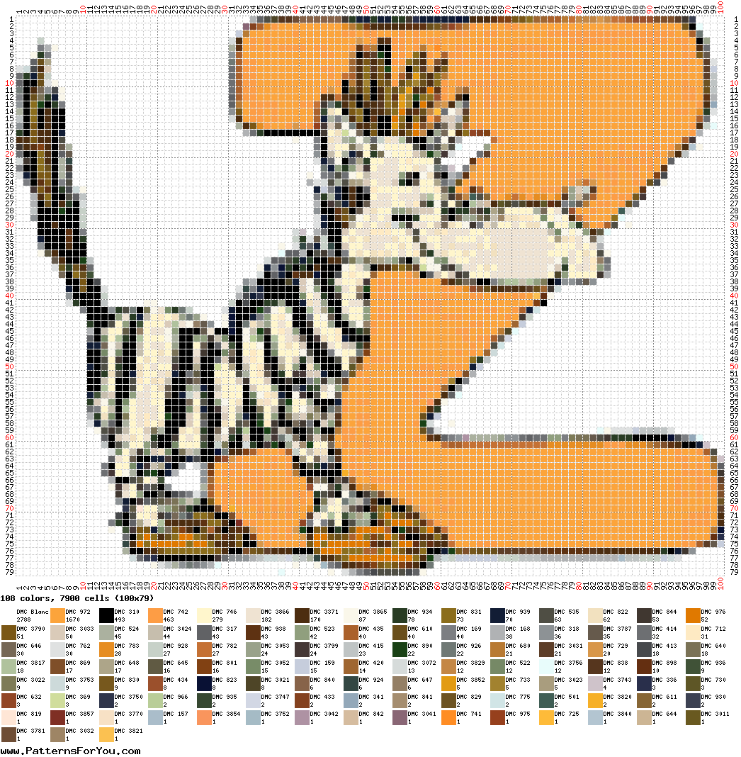 pattern Letters & numbers Animals