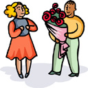 image People Men Women Love Plants Flowers Roses