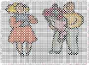 pattern People Men Women Love Plants Flowers Roses