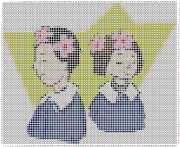 pattern People Women Plants Flowers Countries Japan