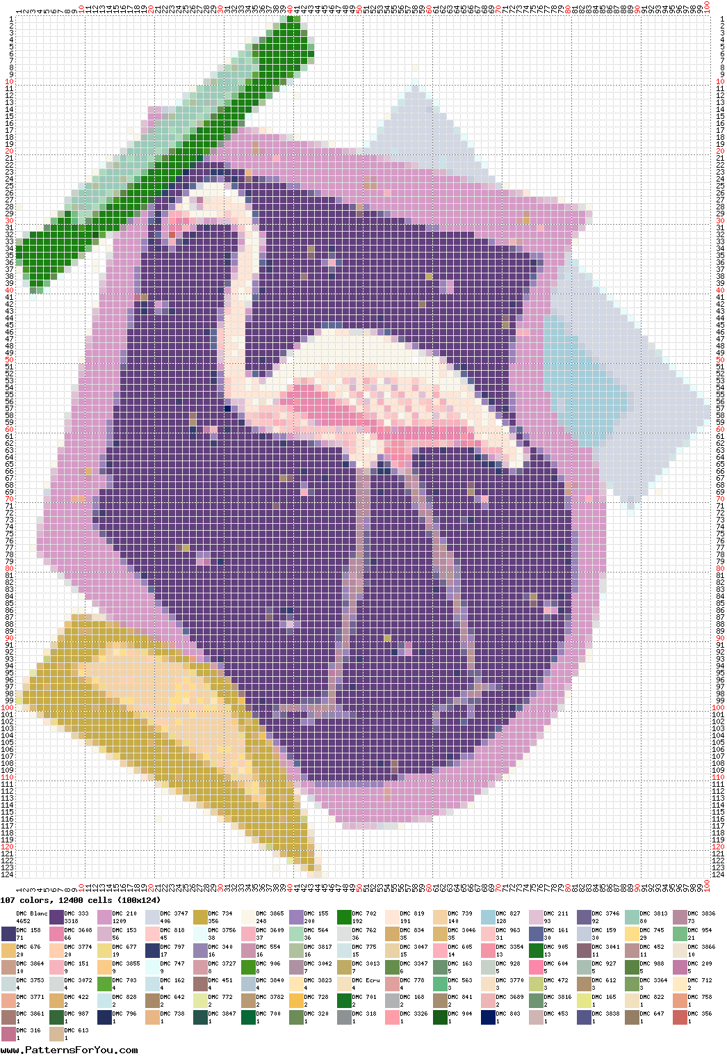 pattern Animals Flamingo