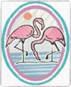 pattern Weather Sun Animals Flamingo