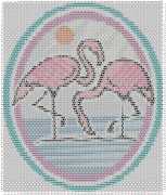 pattern Weather Sun Animals Flamingo