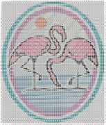 pattern Weather Sun Animals Flamingo