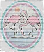 pattern Weather Sun Animals Flamingo