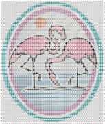 pattern Weather Sun Animals Flamingo