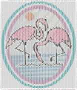 pattern Weather Sun Animals Flamingo