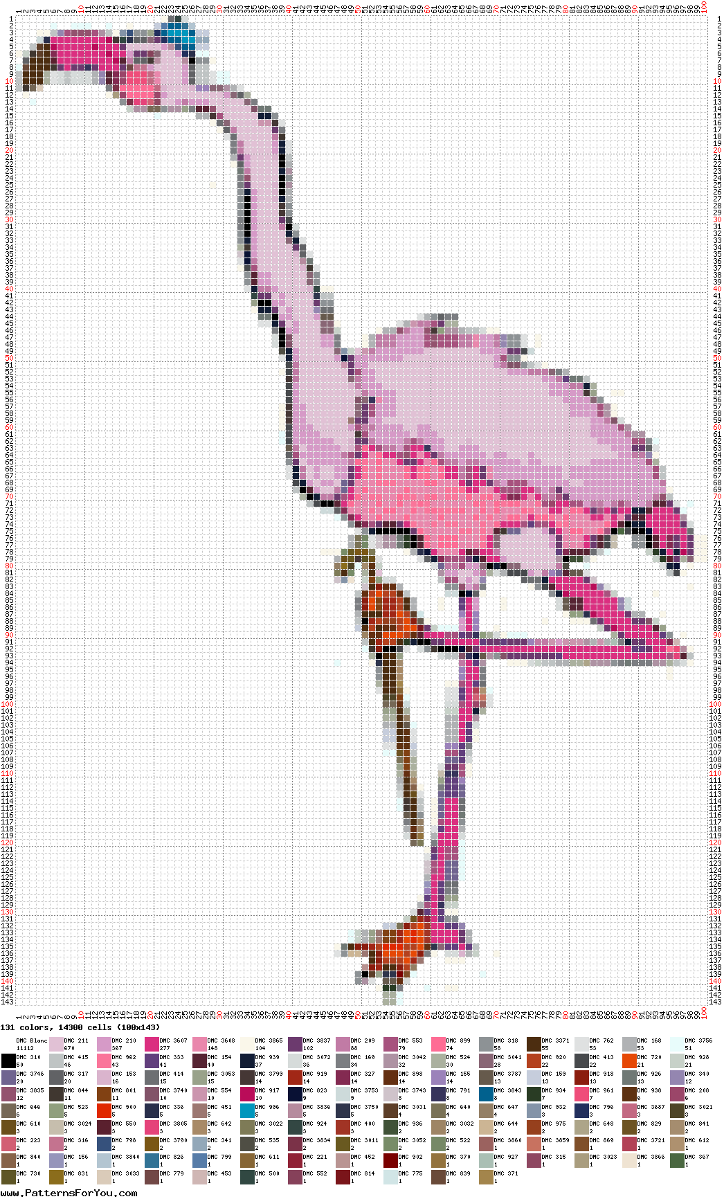 pattern Animals Flamingo