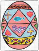 pattern Religion Easter Foods Eggs