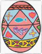 pattern Religion Easter Foods Eggs
