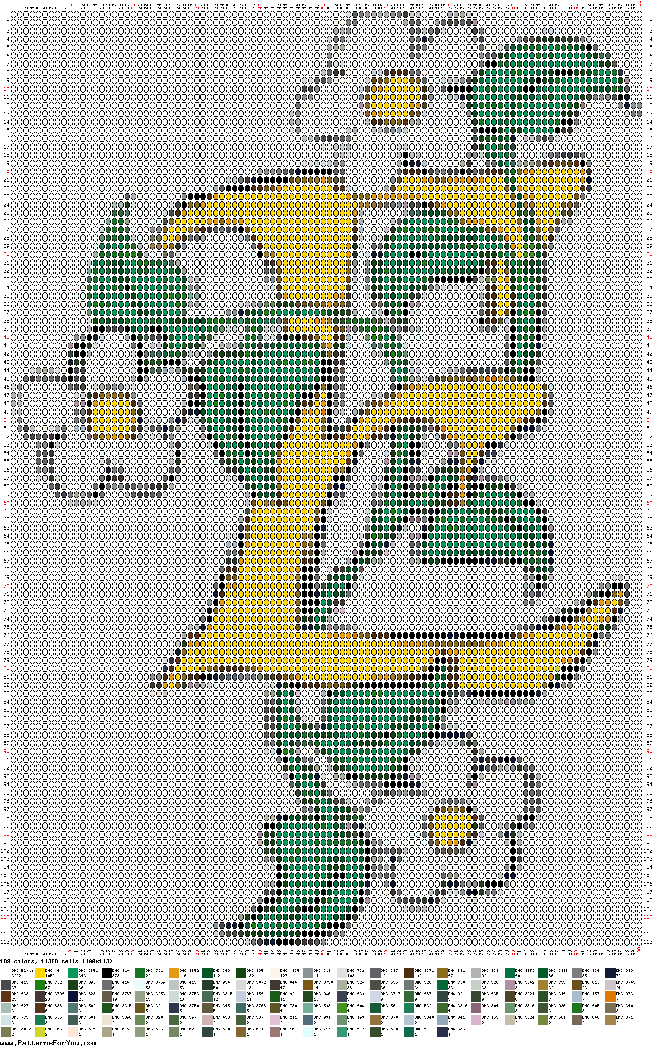 pattern Plants Flowers Letters & numbers Flowers