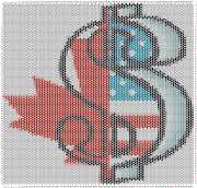 pattern Countries USA Canada Flags