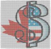 pattern Countries USA Canada Flags