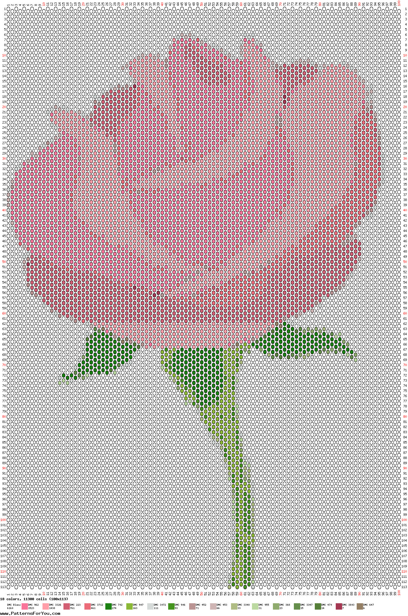 pattern Plants Roses