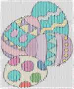 pattern Religion Easter Foods Eggs