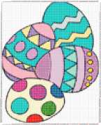 pattern Religion Easter Foods Eggs