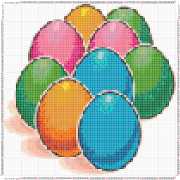 pattern Religion Easter Foods Eggs