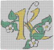 pattern Plants Flowers Letters & numbers Flowers