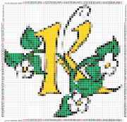 pattern Plants Flowers Letters & numbers Flowers