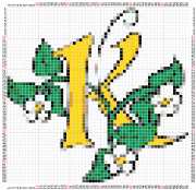 pattern Plants Flowers Letters & numbers Flowers