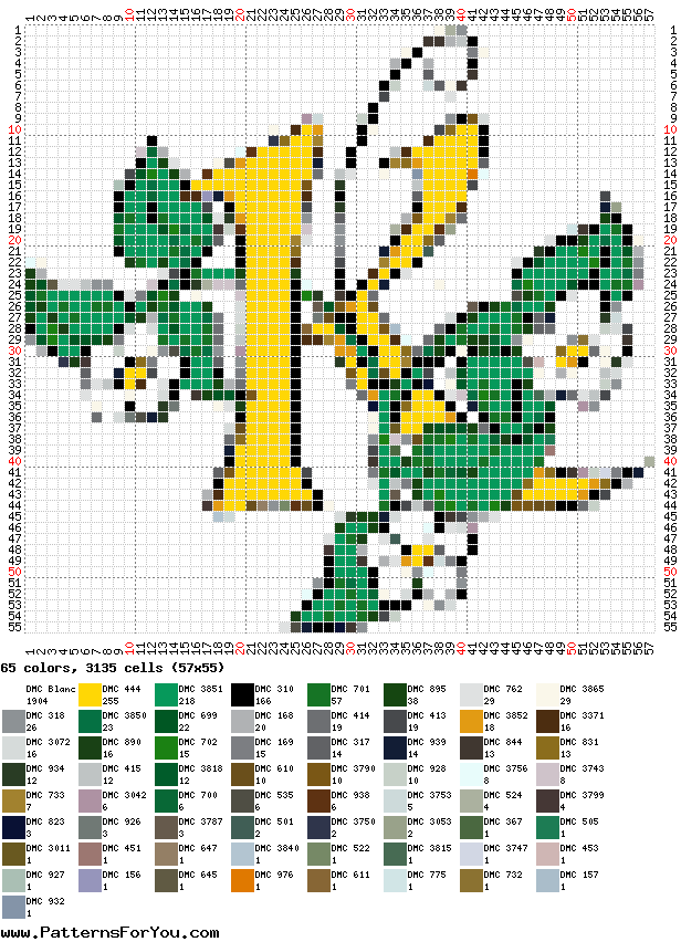 pattern Plants Flowers Letters & numbers Flowers
