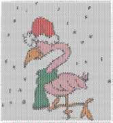 pattern Animals Flamingo Weather Winter