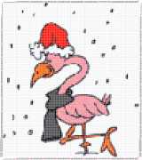 pattern Animals Flamingo Weather Winter
