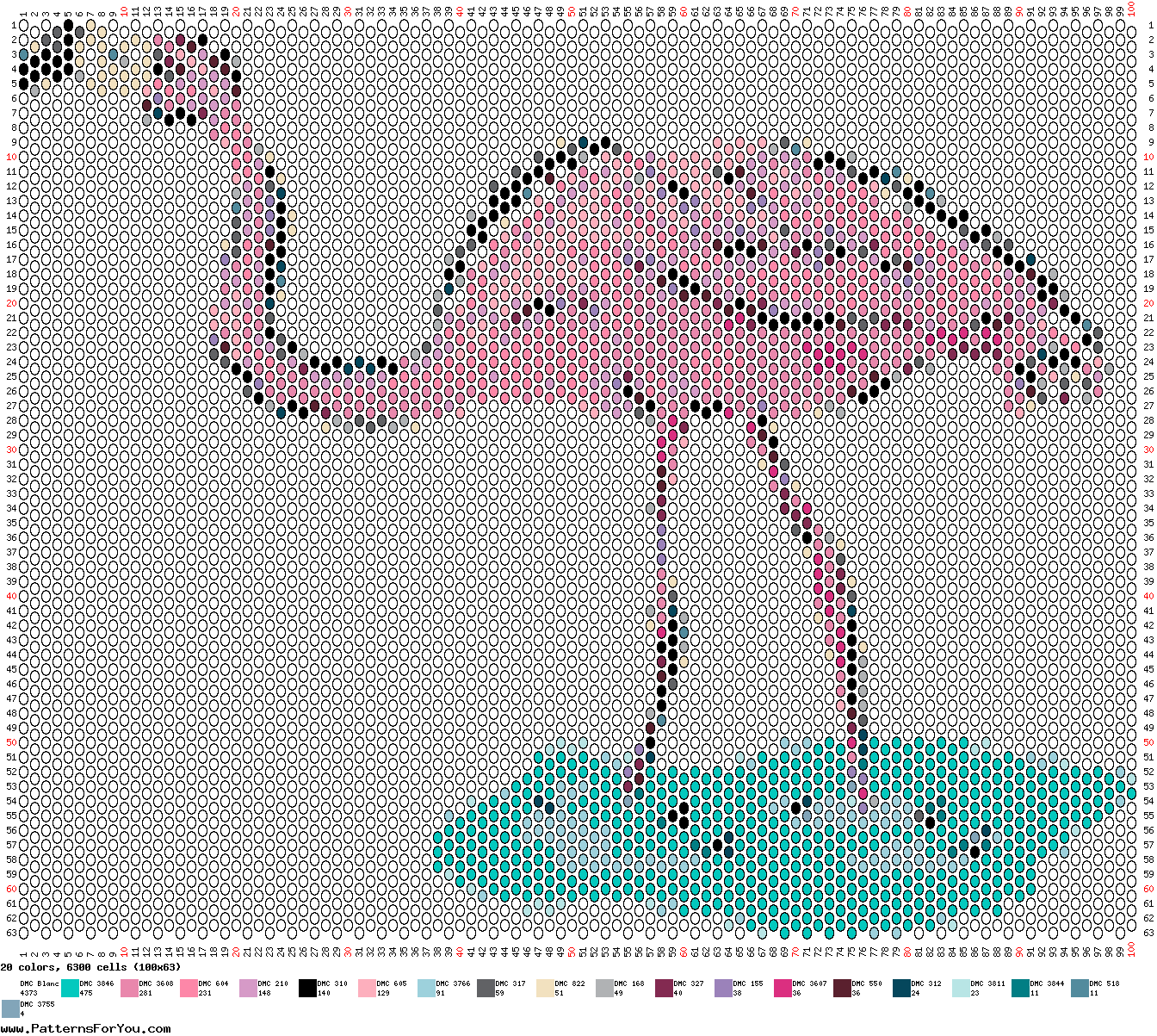 pattern Animals Flamingo